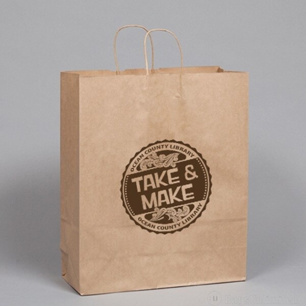 Natural Kraft Paper Custom PRINTED